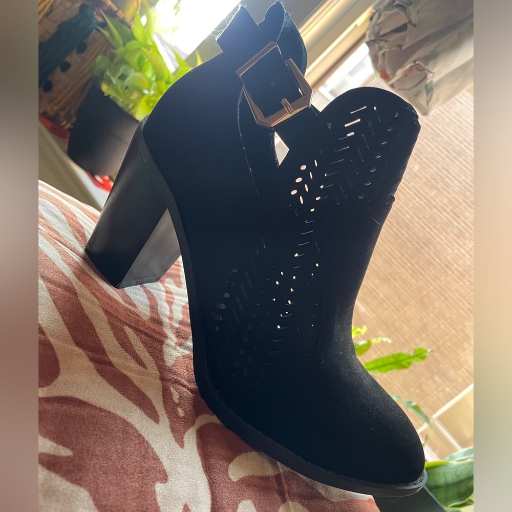 Black Heel Booties
